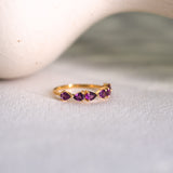 Bow Rhodolite Ring