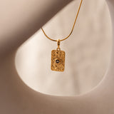 Evil Eye Smoky Quartz Pendant