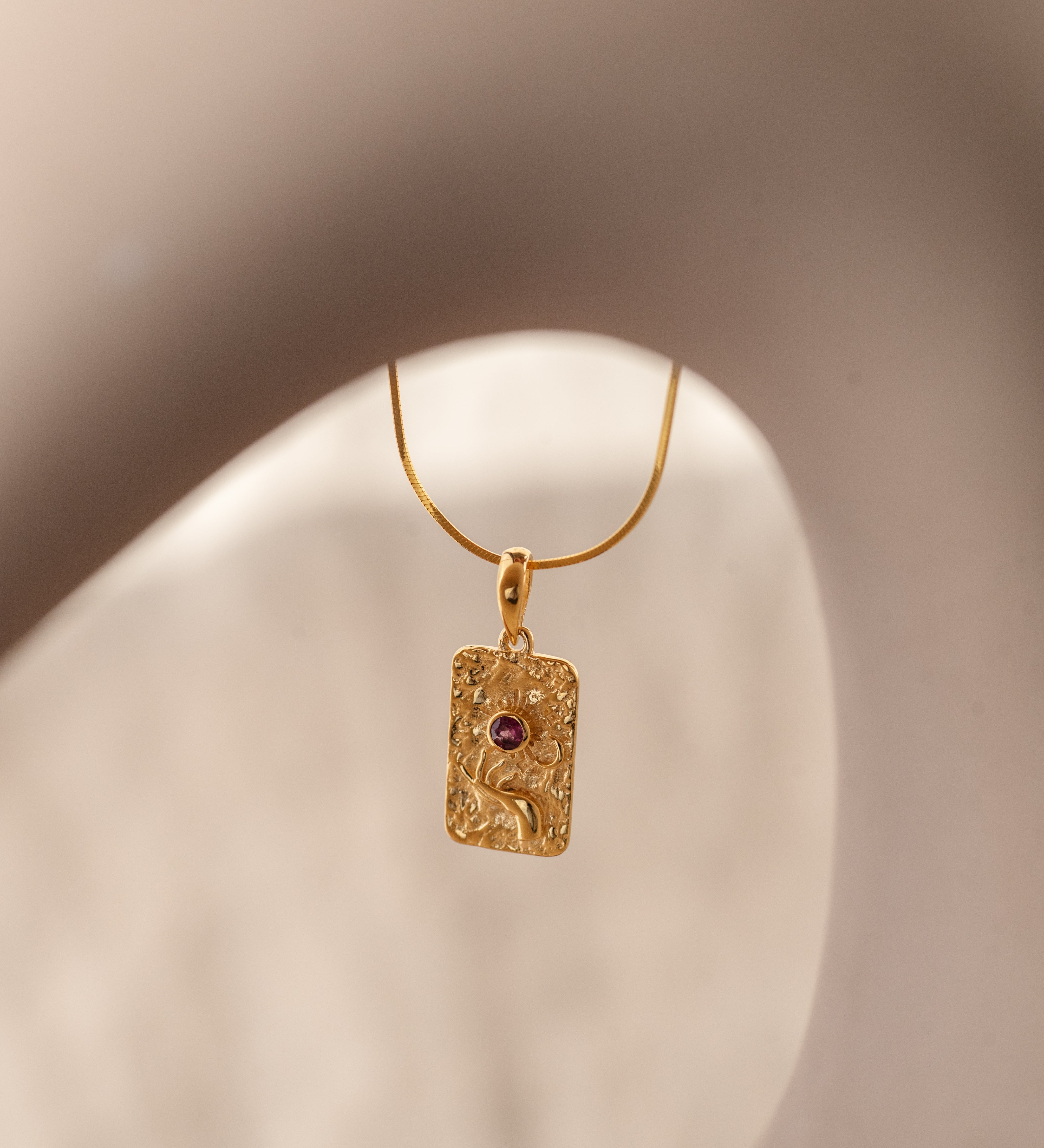Elysium Rhodolite Garnet Pendant
