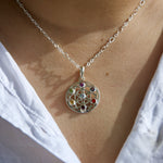 Flower Of Life Chakra Pendant