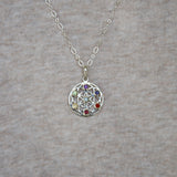 Flower Of Life Chakra Pendant