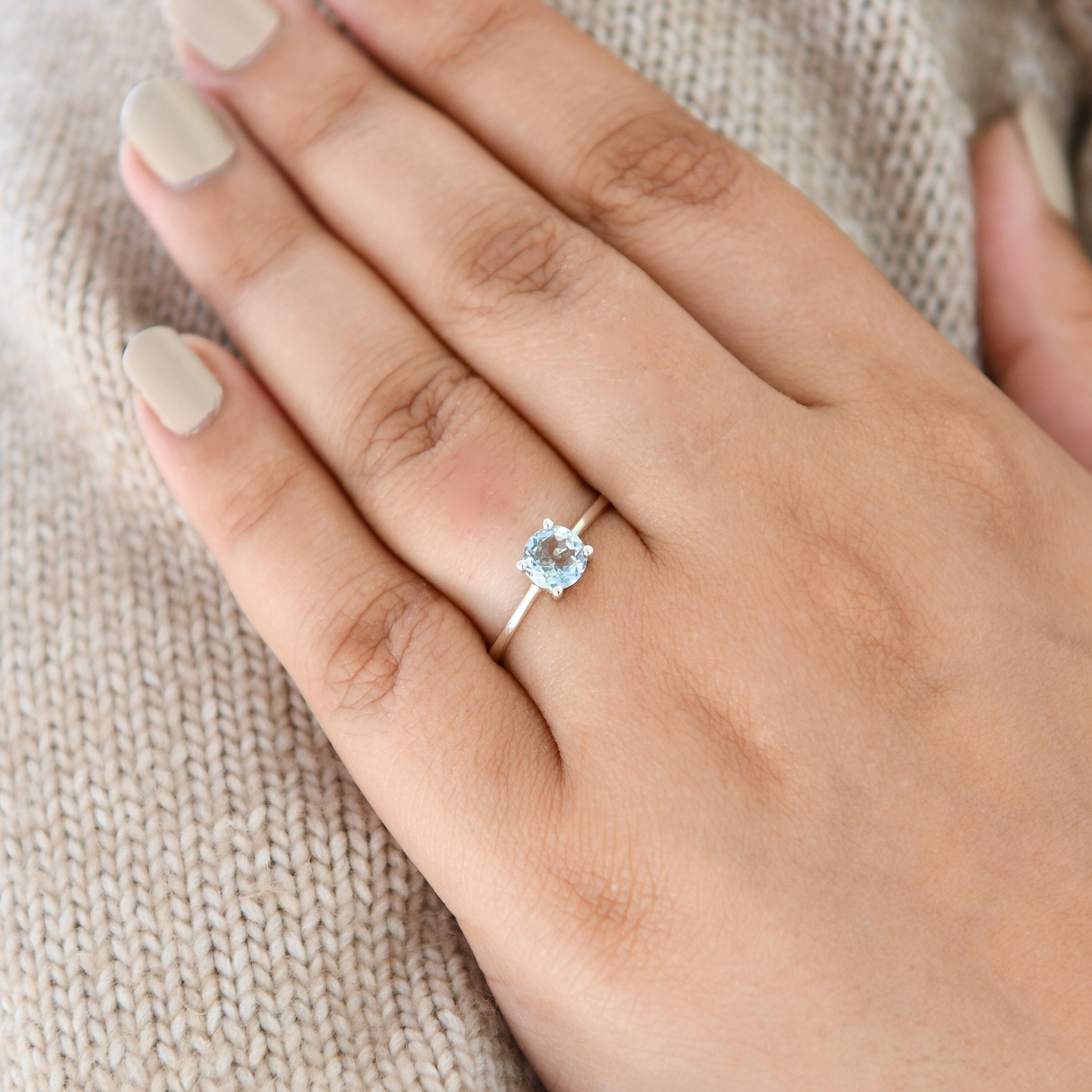 Aquamarine Ring