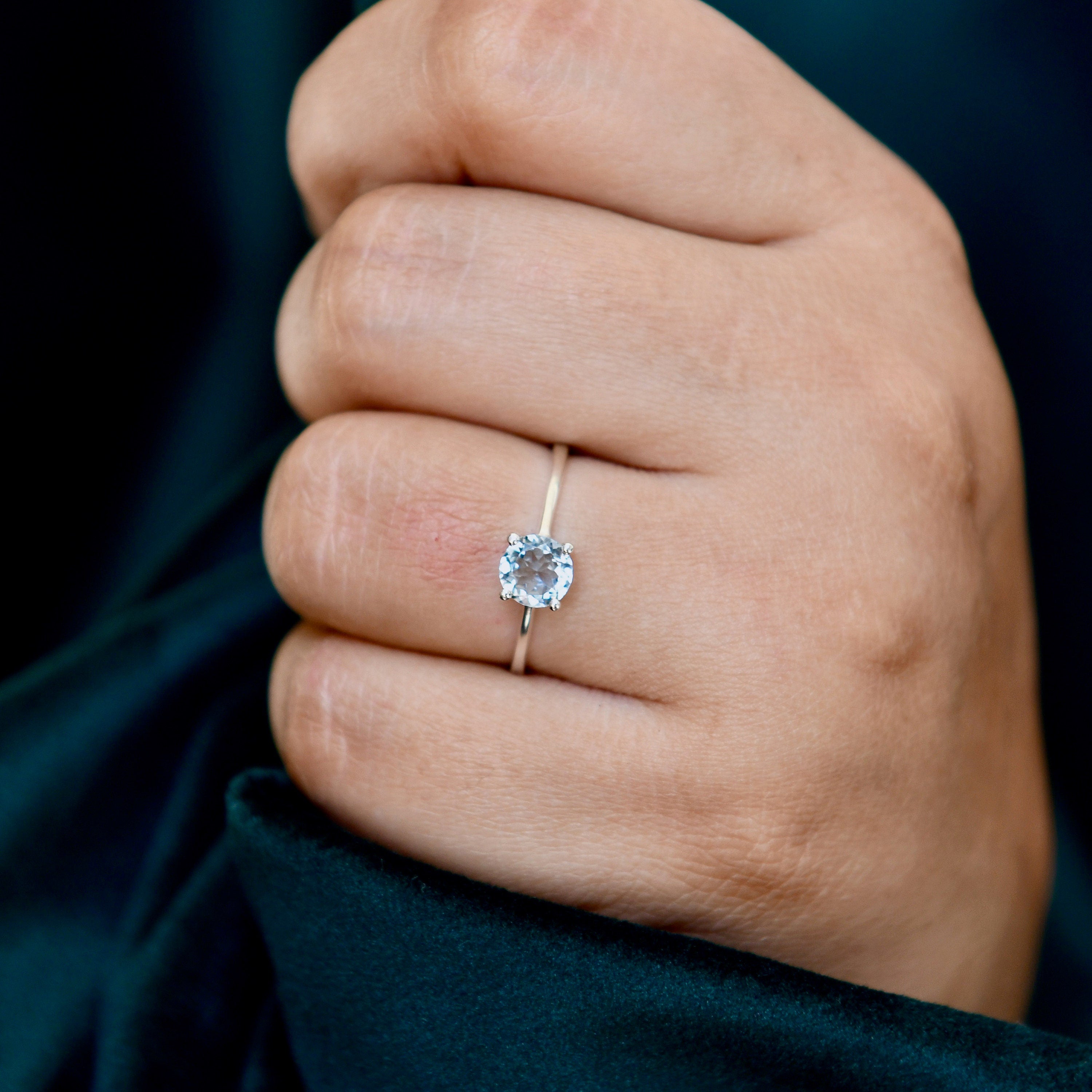 Aquamarine Ring