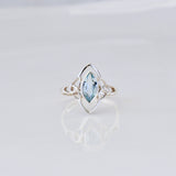 Celtic Knot Topaz Ring in 925 sterling silver