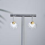 Citrine Sun Ray Earrings