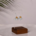 Citrine Sun Ray Earrings
