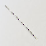 Square Amethyst Bracelet