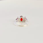 Rhodolite Garnet Cluster Ring