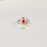 Rhodolite Garnet Cluster Ring