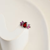 Rhodolite Garnet Cluster Ring