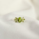 Peridot Cluster Ring