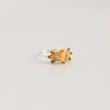 Citrine Cluster Ring