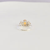 Citrine Cluster Ring