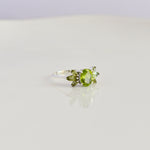 Peridot Cluster Ring