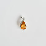 Pear Cut Citrine Pendant