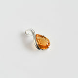 Pear Cut Citrine Pendant
