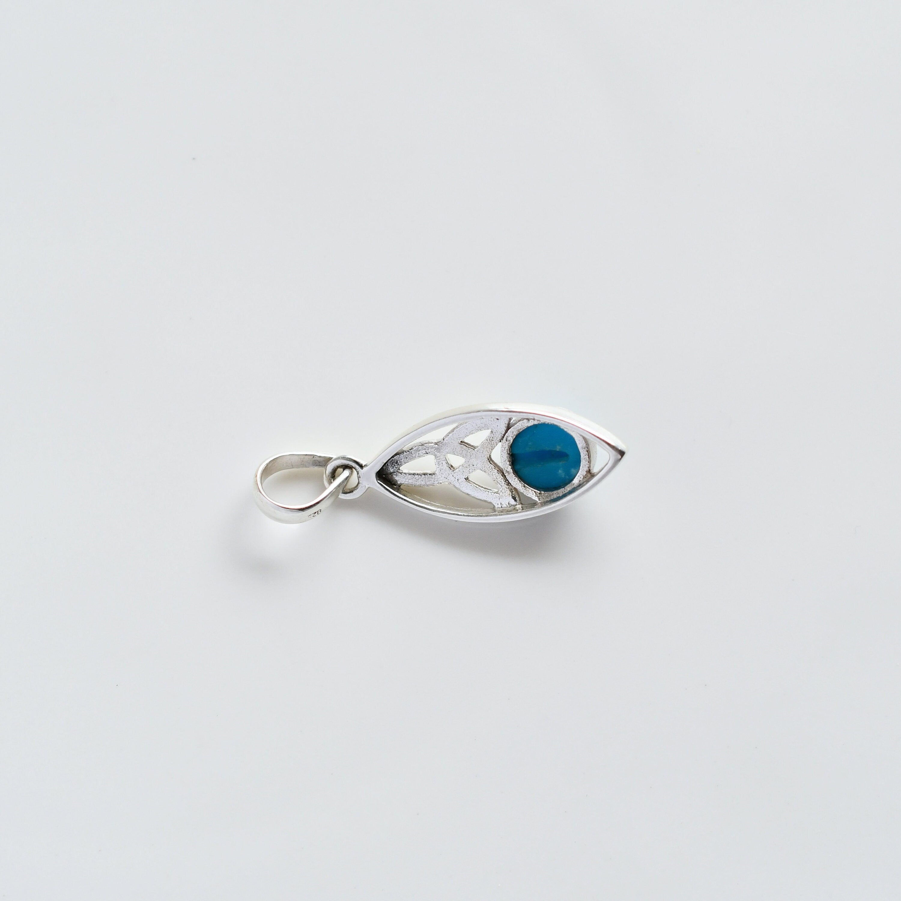 Celtic Knot Turquoise Pendant