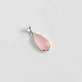 Rose Quartz Pear Drop Pendant