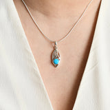 Celtic Knot Turquoise Pendant