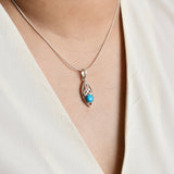 Celtic Knot Turquoise Pendant