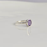 Oval Amethyst Ring