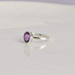 Oval Amethyst Ring