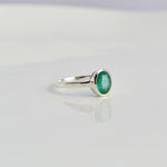 Oval Emerald Ring