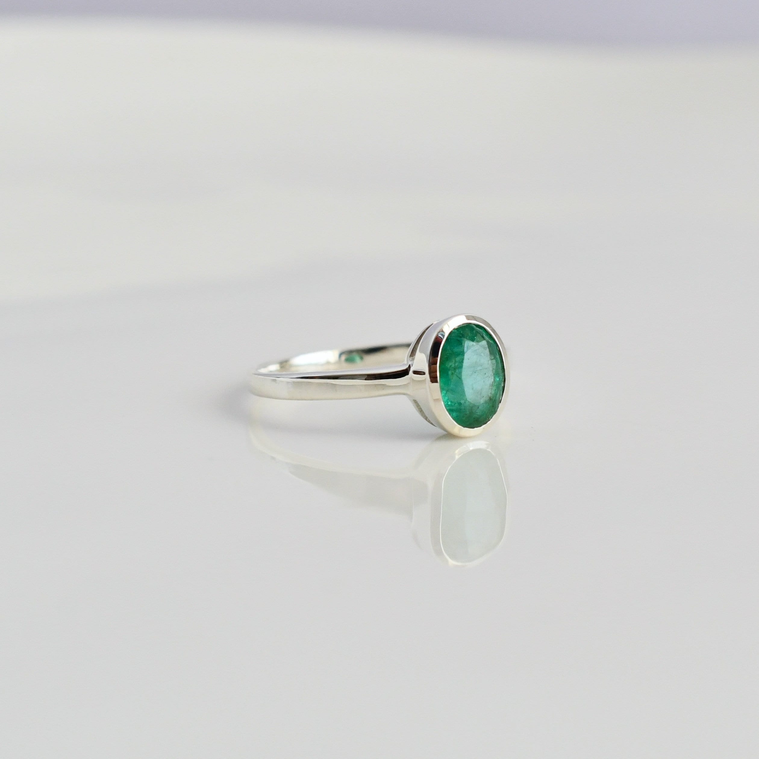 Oval Emerald Ring