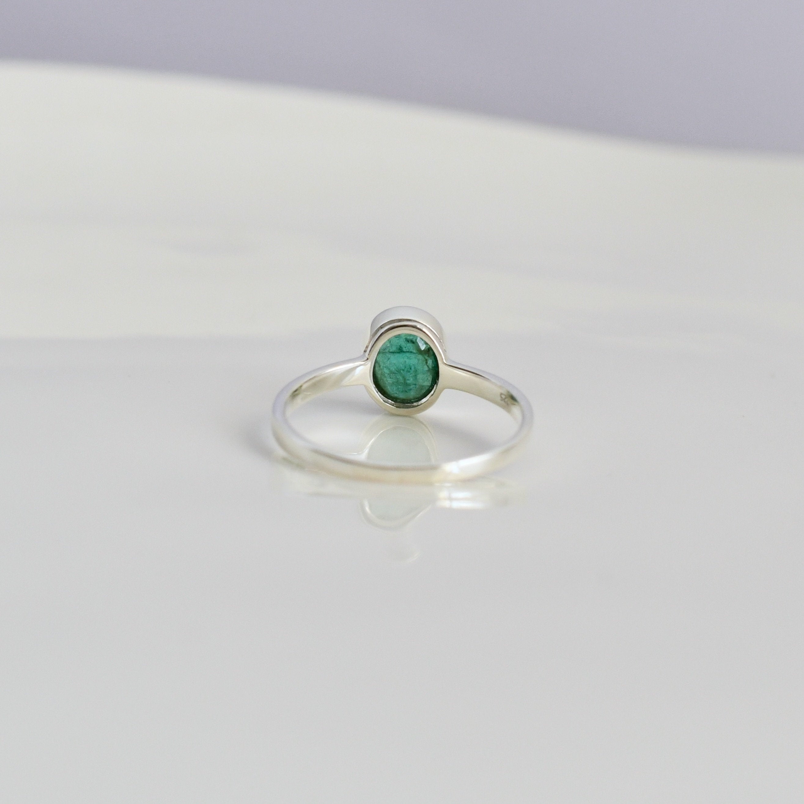 Oval Emerald Ring