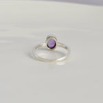 Oval Amethyst Ring