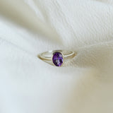 Oval Amethyst Ring