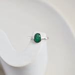 Oval Emerald Ring