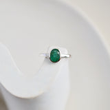 Oval Emerald Ring