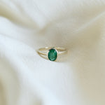 Oval Emerald Ring
