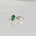 Oval Emerald Ring
