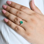 Oval Emerald Ring