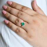 Oval Emerald Ring