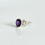 Celtic Knot Amethyst Ring