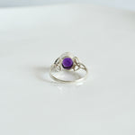 Celtic Knot Amethyst Ring