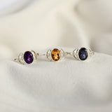 Celtic Knot Amethyst Ring