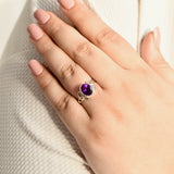 Celtic Knot Amethyst Ring