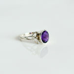 Celtic Knot Amethyst Ring
