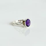 Celtic Knot Amethyst Ring