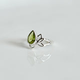 Lotus Peridot Ring