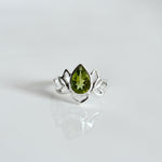 Lotus Peridot Ring