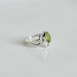 Lotus Peridot Ring