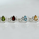 Lotus Peridot Ring