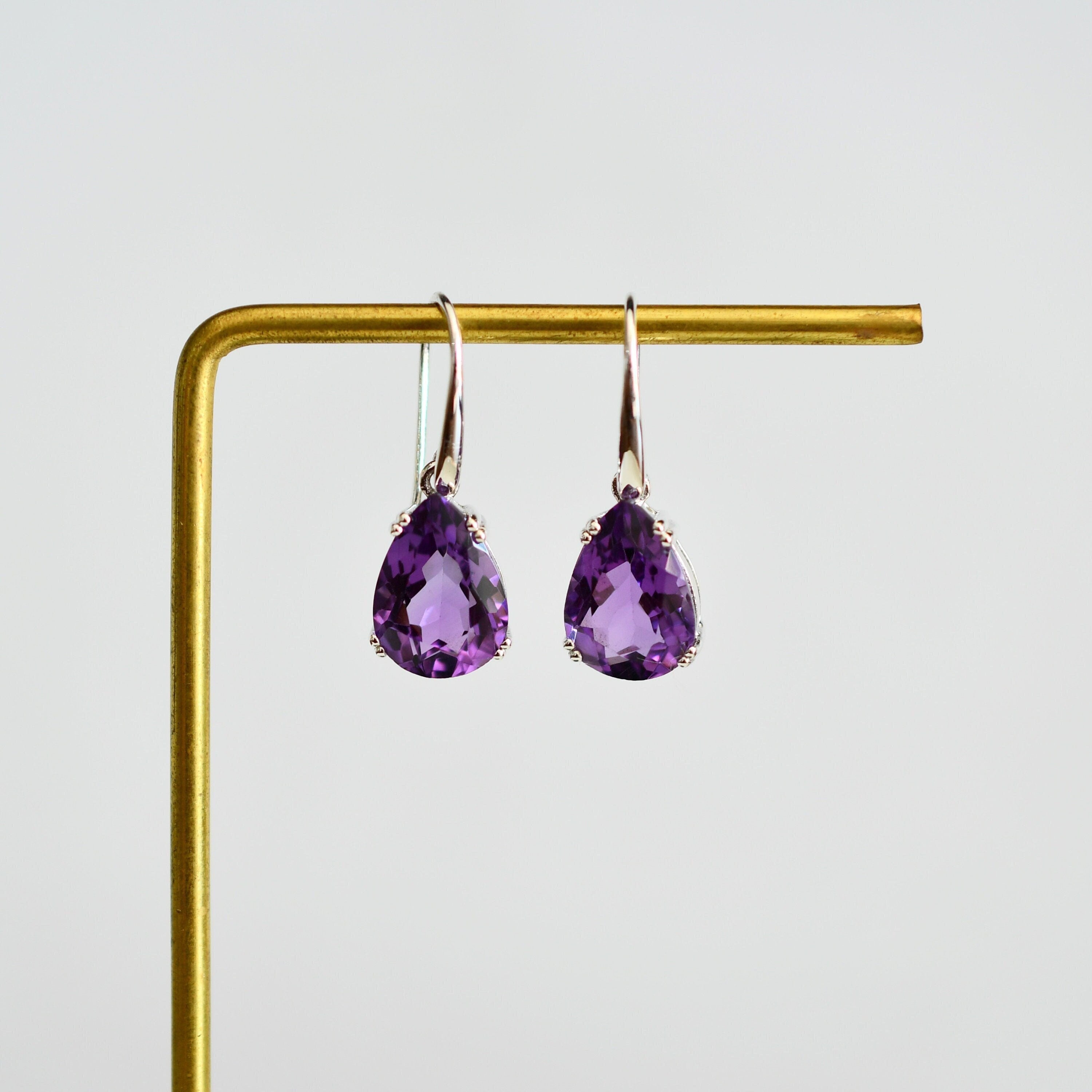 Rose Quartz Drop Earrings