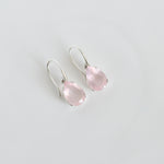 Rose Quartz Drop Earrings