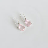 Rose Quartz Drop Earrings